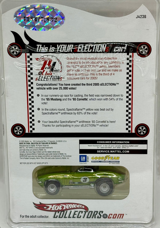Hotwheels RLC, Corvette Convertible Club Exclusive