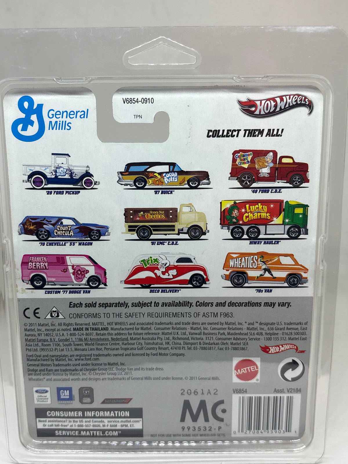 Hotwheels Real Riders Wheaties Custom Van