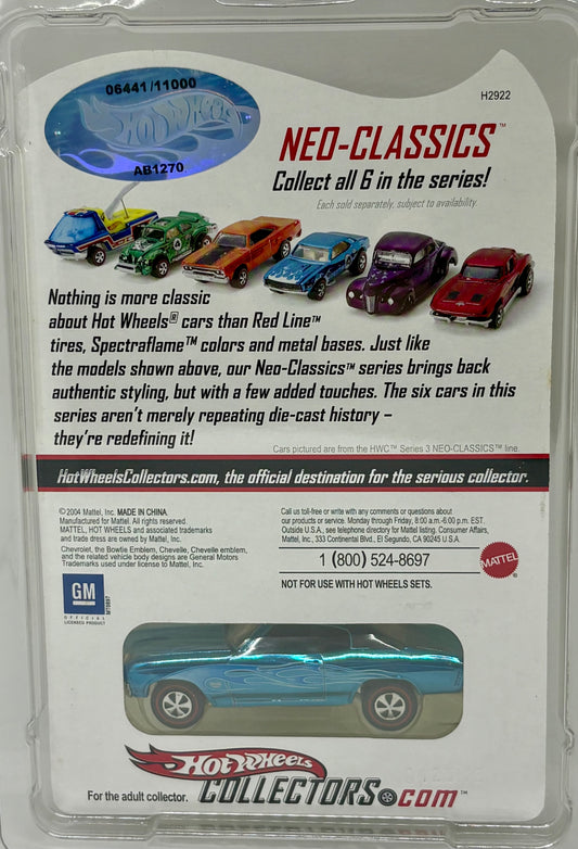 Hotwheels RLC, Neo Classics, 1970 Chevelle SS