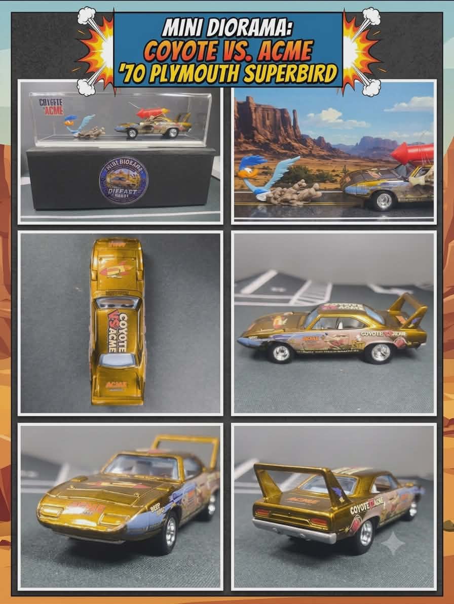 Coyote vs Acme Superbird Cubed and Boxed Limited Edition