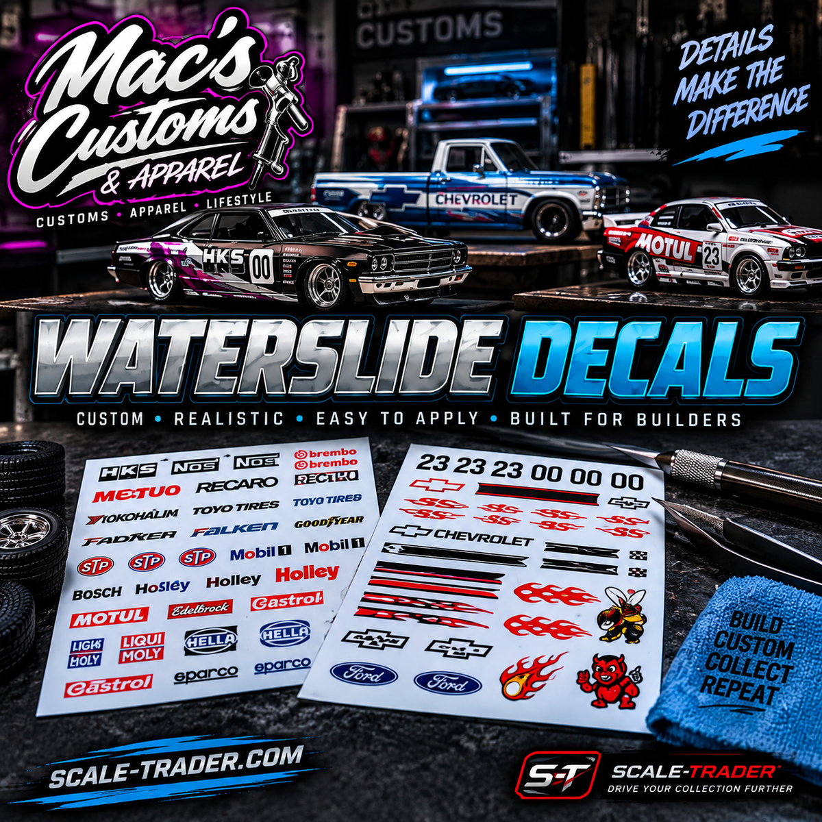 Waterslide Decals