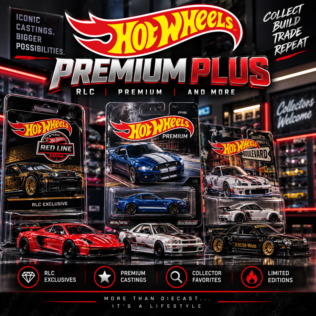 Premium Plus Hotwheels