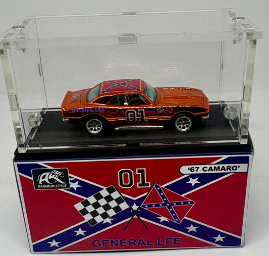 Custom 67 Camaro Cubed in General Lee Theme