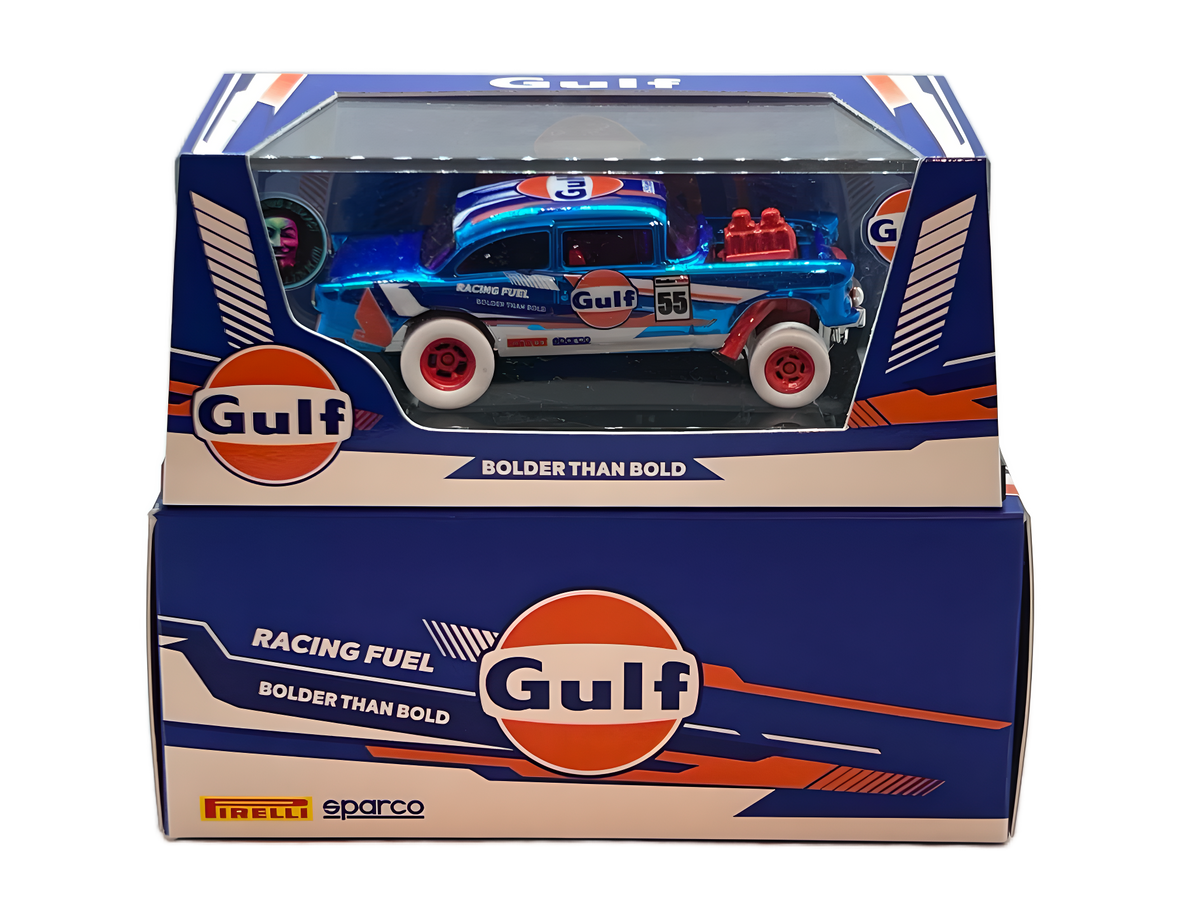 Anonymous Diekast Limited Edition 55 Chevy Gasser Gulf Series
