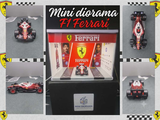 Ferrari F1  in Lighted Diorama and Boxed, Limited Edition