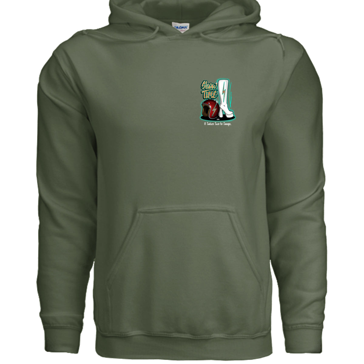 MILITARY GREEN - G185 - FRONT