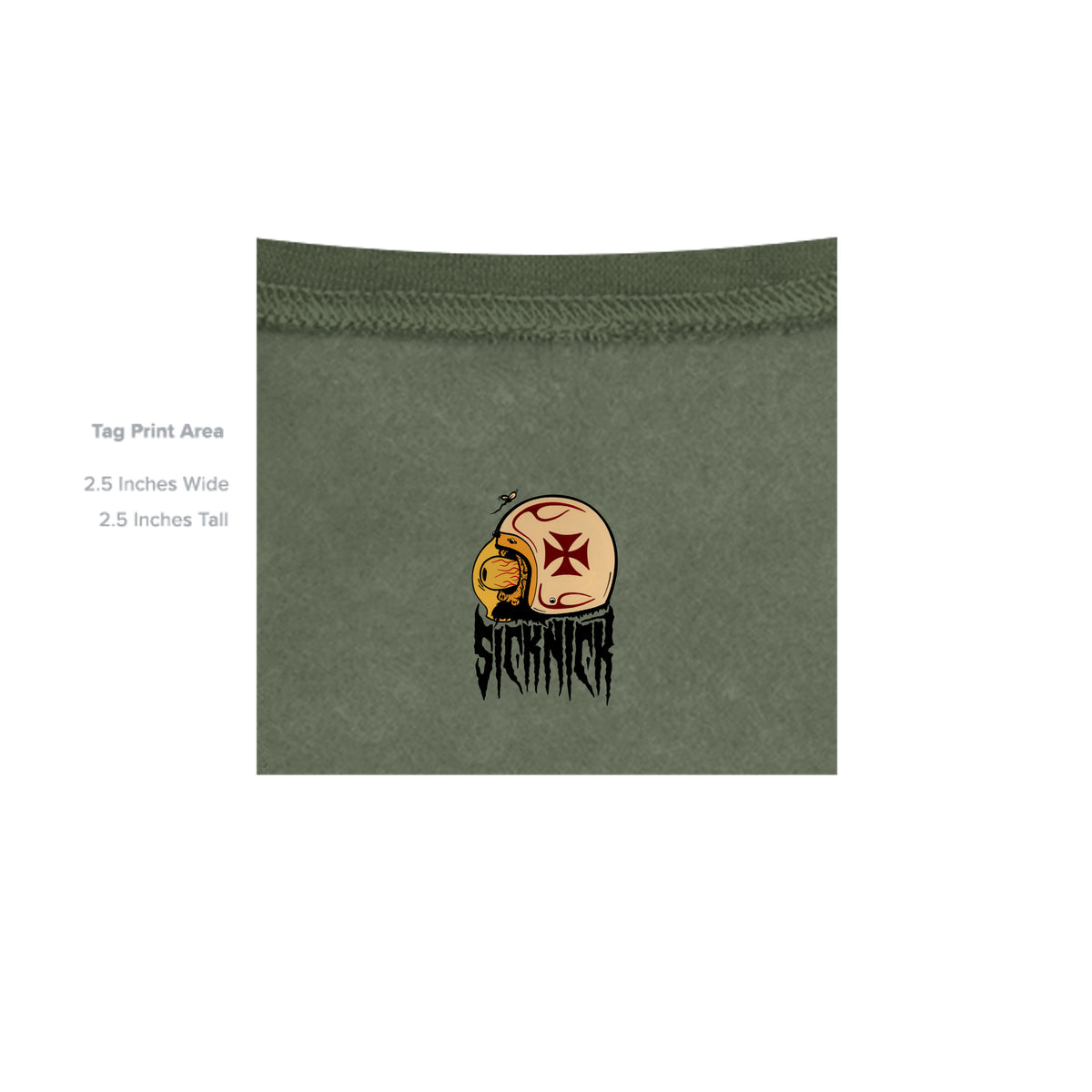 MILITARY GREEN - G185 - INSIDE_TAG_LINE