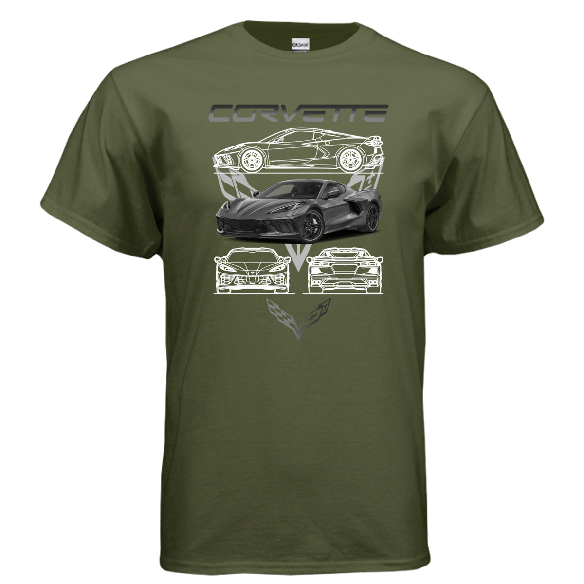 MILITARY GREEN - G500 - FRONT